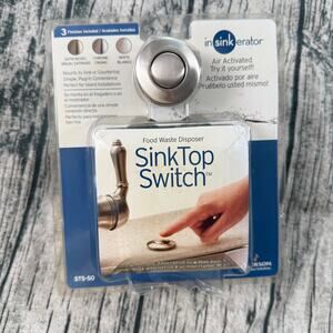NEW InSinkErator Sink Top Switch Garbage Disposal STS-S0 Satin NickeOutlet